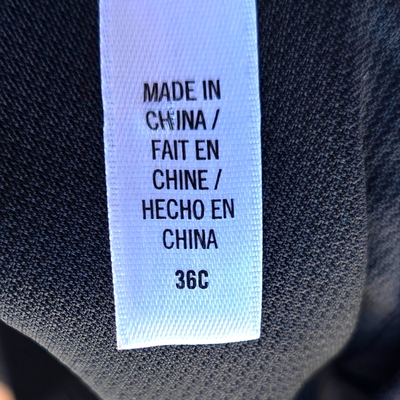 VSX Teal and Black Sports Bra with Zipper - Picture 6 of 9